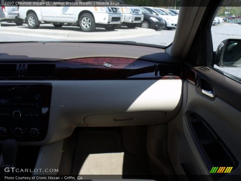 Amber Bronze Metallic / Neutral Beige 2007 Chevrolet Impala LS