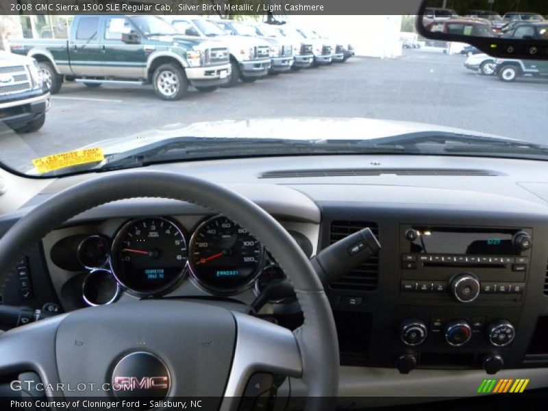 Silver Birch Metallic / Light Cashmere 2008 GMC Sierra 1500 SLE Regular Cab