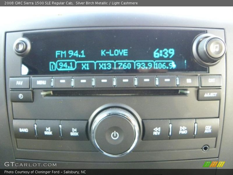 Silver Birch Metallic / Light Cashmere 2008 GMC Sierra 1500 SLE Regular Cab