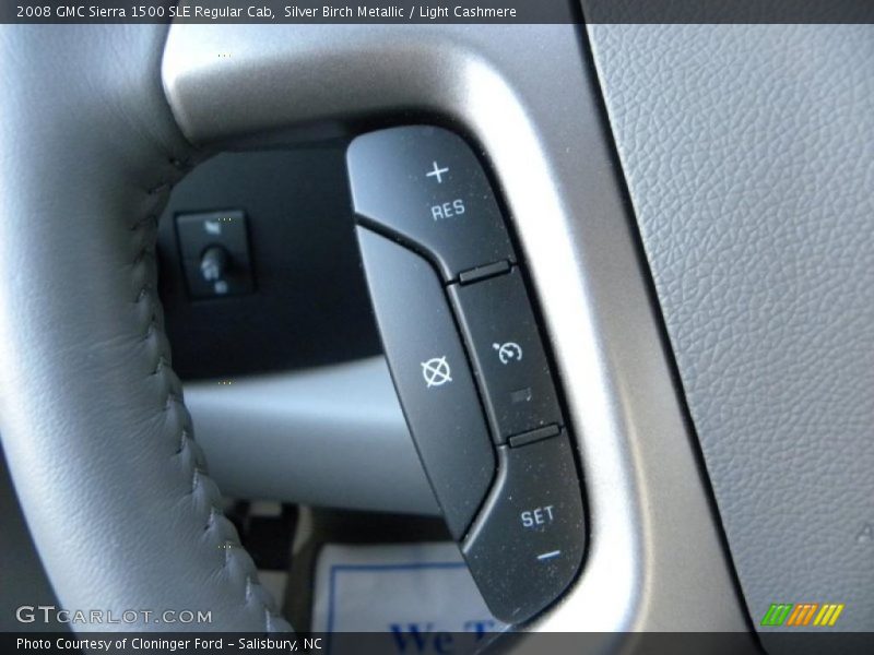 Silver Birch Metallic / Light Cashmere 2008 GMC Sierra 1500 SLE Regular Cab