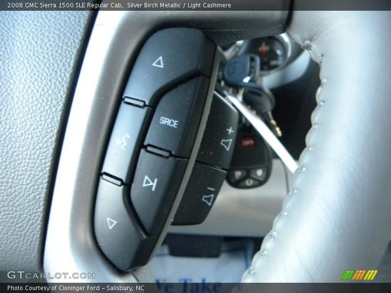 Silver Birch Metallic / Light Cashmere 2008 GMC Sierra 1500 SLE Regular Cab