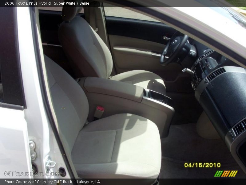 Super White / Beige 2006 Toyota Prius Hybrid