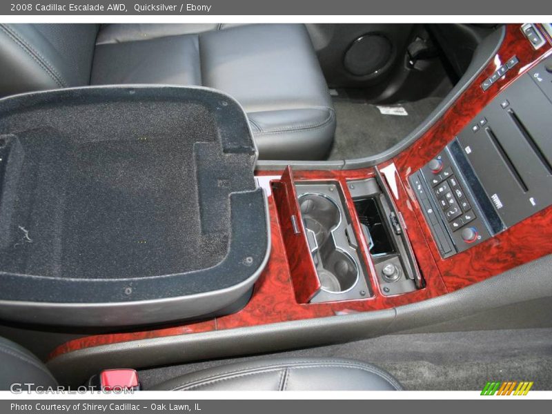 Quicksilver / Ebony 2008 Cadillac Escalade AWD