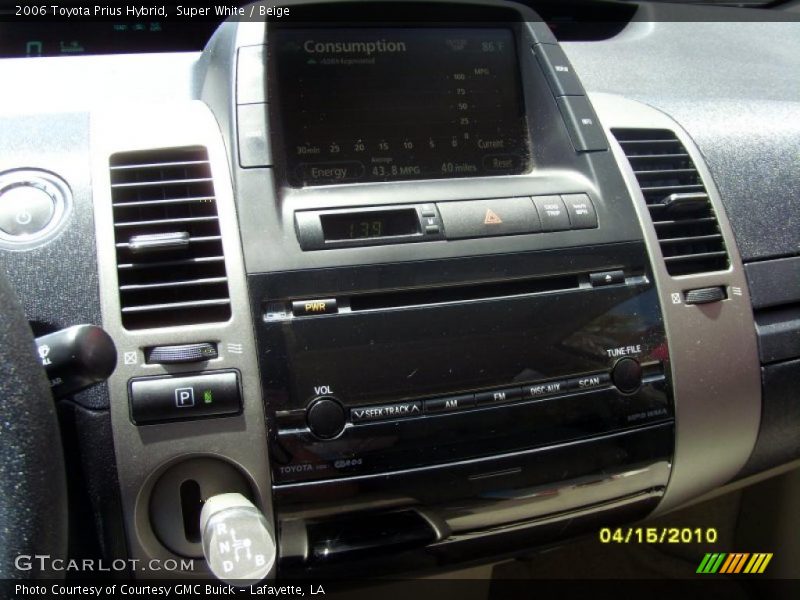 Super White / Beige 2006 Toyota Prius Hybrid