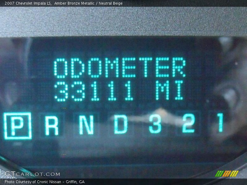 Amber Bronze Metallic / Neutral Beige 2007 Chevrolet Impala LS