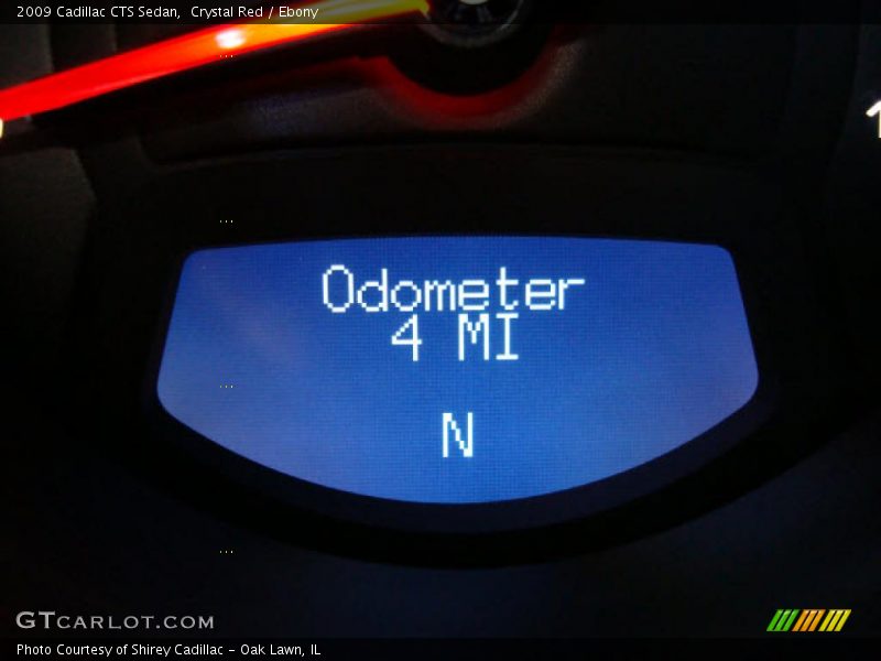 Crystal Red / Ebony 2009 Cadillac CTS Sedan