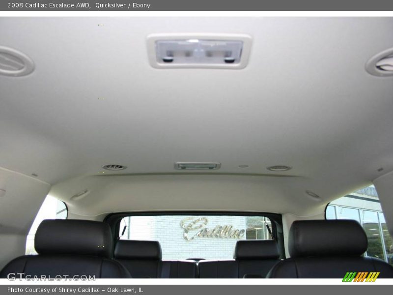 Quicksilver / Ebony 2008 Cadillac Escalade AWD
