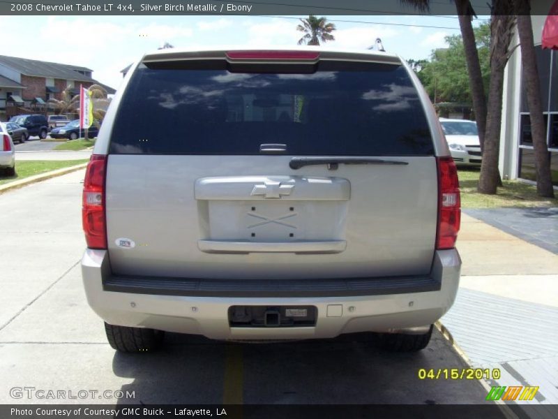 Silver Birch Metallic / Ebony 2008 Chevrolet Tahoe LT 4x4