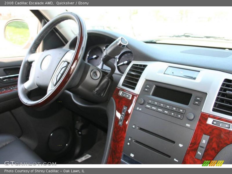 Quicksilver / Ebony 2008 Cadillac Escalade AWD