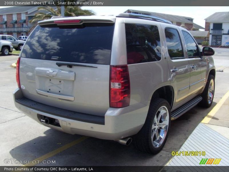 Silver Birch Metallic / Ebony 2008 Chevrolet Tahoe LT 4x4