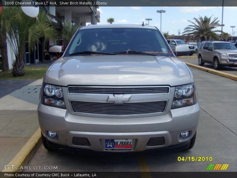 Silver Birch Metallic / Ebony 2008 Chevrolet Tahoe LT 4x4