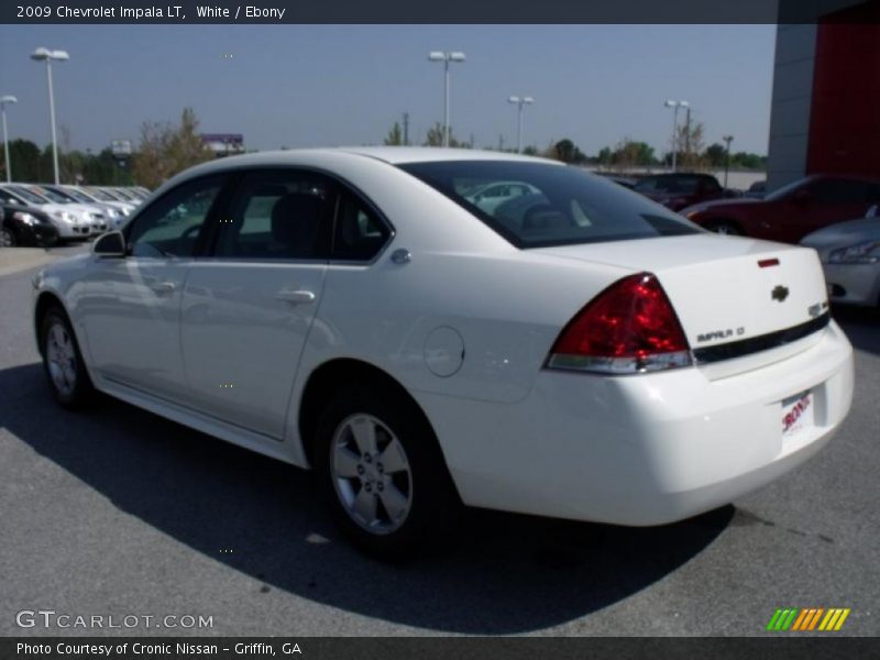 White / Ebony 2009 Chevrolet Impala LT