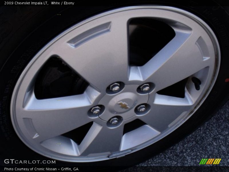 White / Ebony 2009 Chevrolet Impala LT