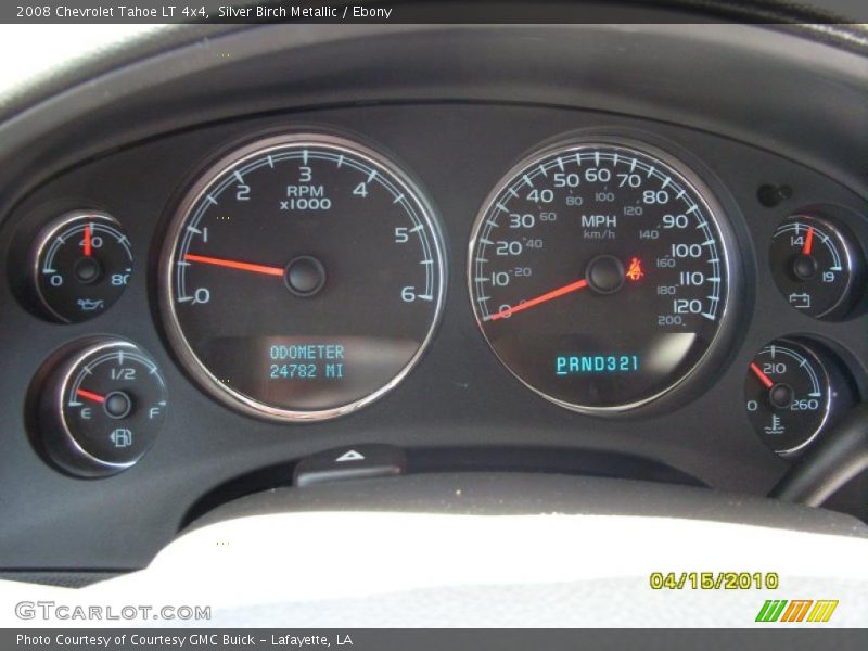 Silver Birch Metallic / Ebony 2008 Chevrolet Tahoe LT 4x4