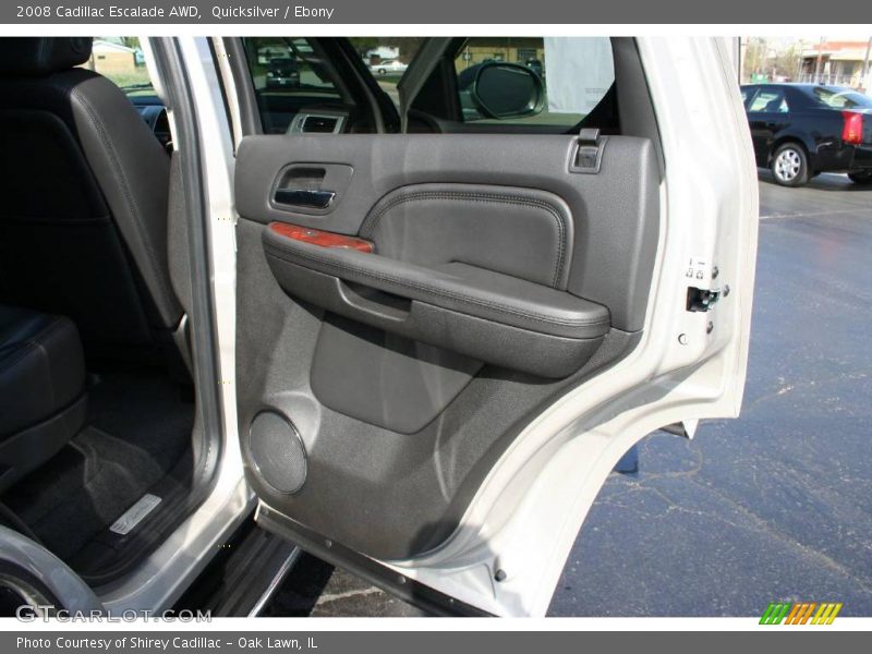 Quicksilver / Ebony 2008 Cadillac Escalade AWD