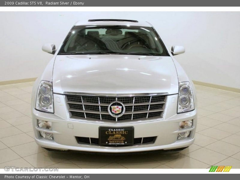 Radiant Silver / Ebony 2009 Cadillac STS V8