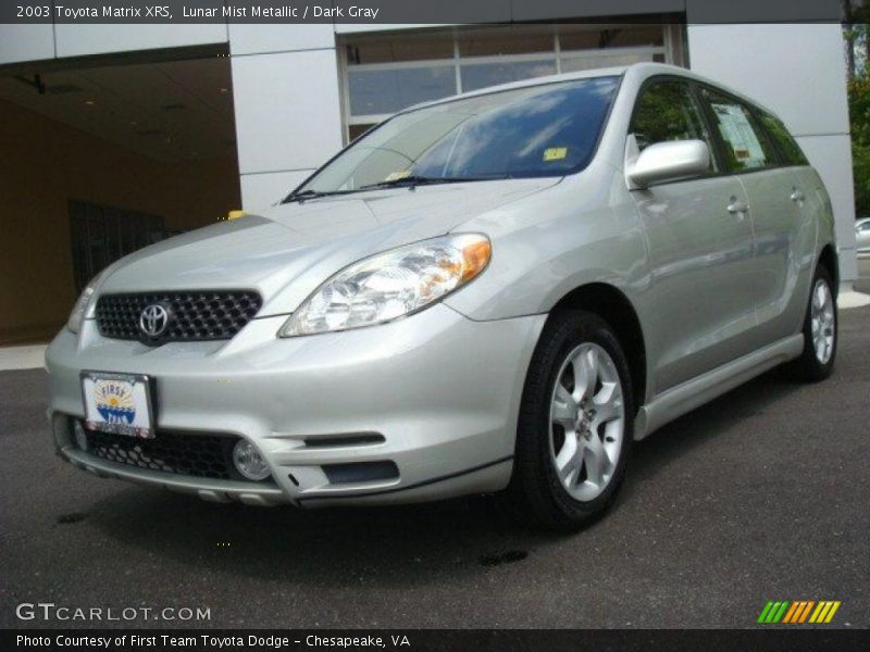 Lunar Mist Metallic / Dark Gray 2003 Toyota Matrix XRS