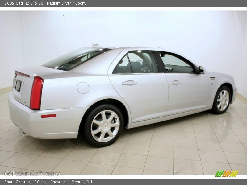 Radiant Silver / Ebony 2009 Cadillac STS V8