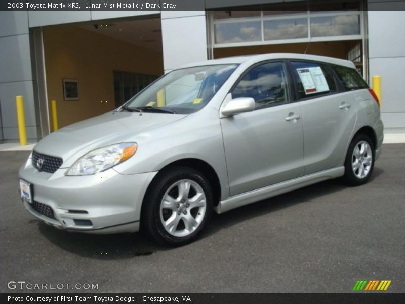 Lunar Mist Metallic / Dark Gray 2003 Toyota Matrix XRS
