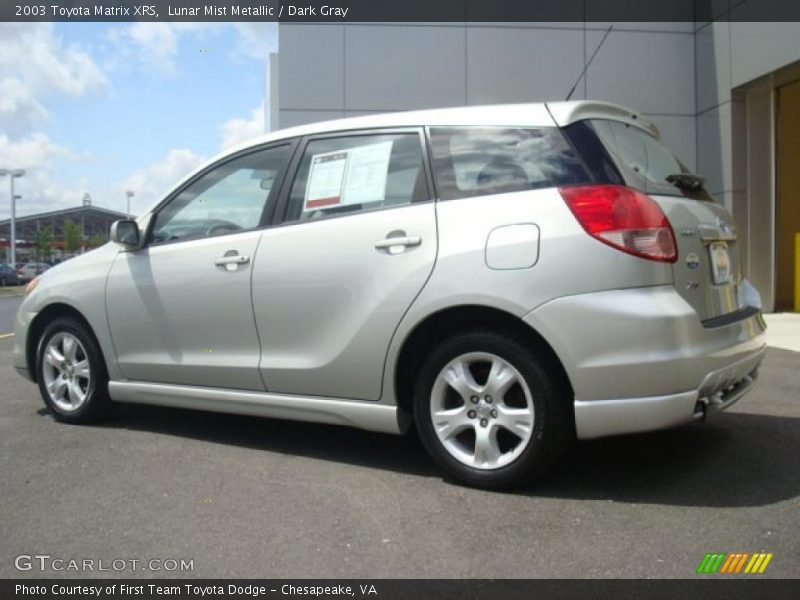 Lunar Mist Metallic / Dark Gray 2003 Toyota Matrix XRS