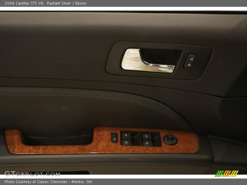 Radiant Silver / Ebony 2009 Cadillac STS V8