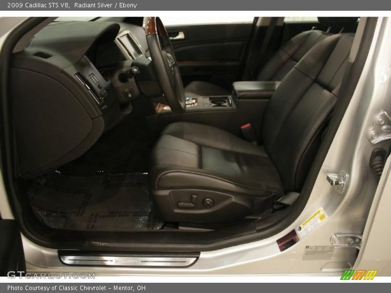 Radiant Silver / Ebony 2009 Cadillac STS V8