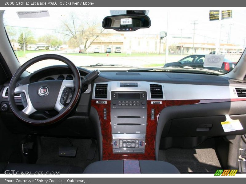 Quicksilver / Ebony 2008 Cadillac Escalade AWD