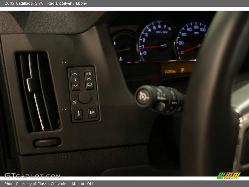 Radiant Silver / Ebony 2009 Cadillac STS V8