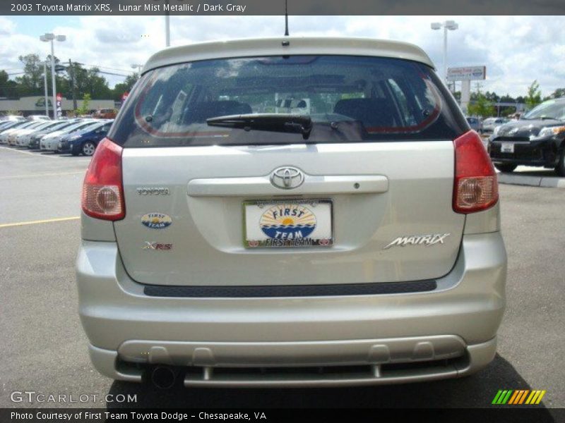 Lunar Mist Metallic / Dark Gray 2003 Toyota Matrix XRS