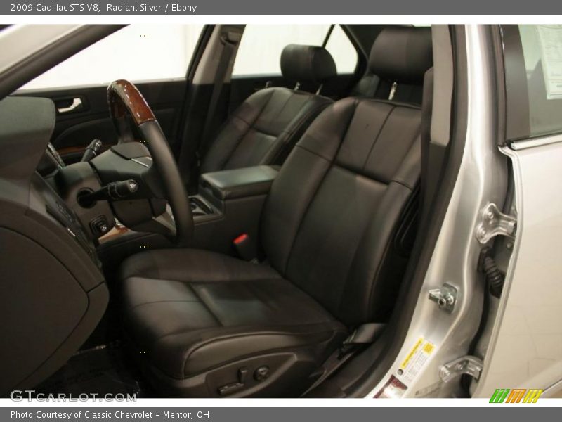 Radiant Silver / Ebony 2009 Cadillac STS V8