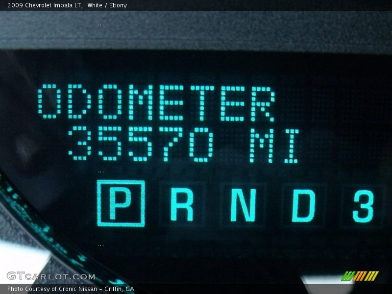 White / Ebony 2009 Chevrolet Impala LT