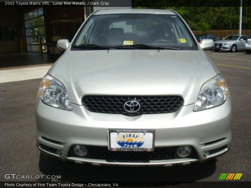 Lunar Mist Metallic / Dark Gray 2003 Toyota Matrix XRS