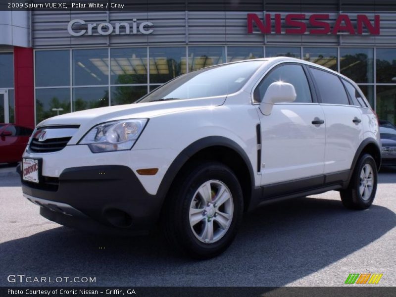 Polar White / Gray 2009 Saturn VUE XE