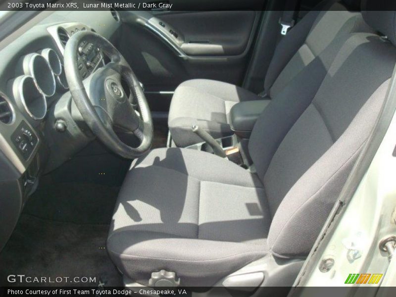 Lunar Mist Metallic / Dark Gray 2003 Toyota Matrix XRS
