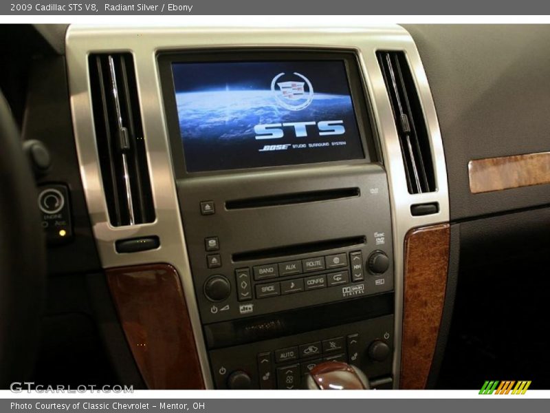 Radiant Silver / Ebony 2009 Cadillac STS V8