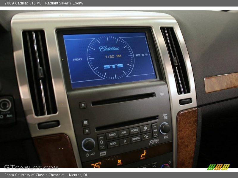 Radiant Silver / Ebony 2009 Cadillac STS V8