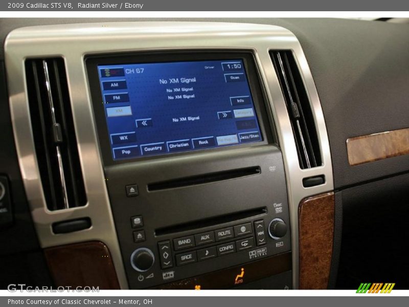 Radiant Silver / Ebony 2009 Cadillac STS V8