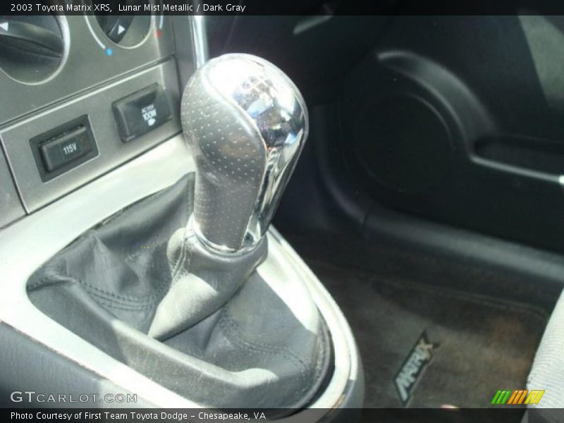 Lunar Mist Metallic / Dark Gray 2003 Toyota Matrix XRS