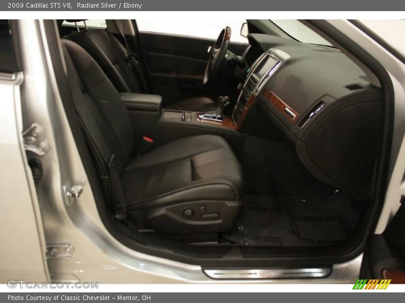 Radiant Silver / Ebony 2009 Cadillac STS V8