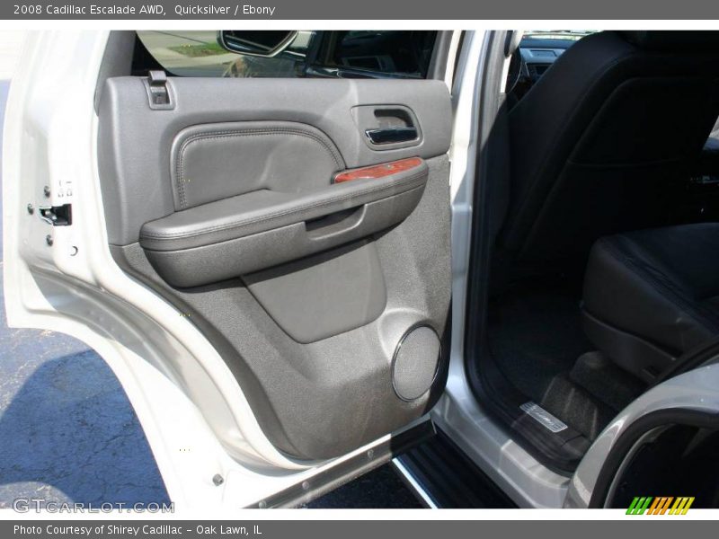 Quicksilver / Ebony 2008 Cadillac Escalade AWD