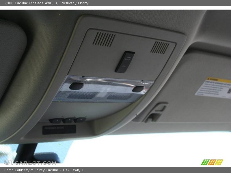 Quicksilver / Ebony 2008 Cadillac Escalade AWD