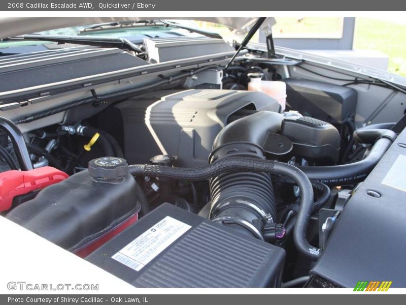 Quicksilver / Ebony 2008 Cadillac Escalade AWD
