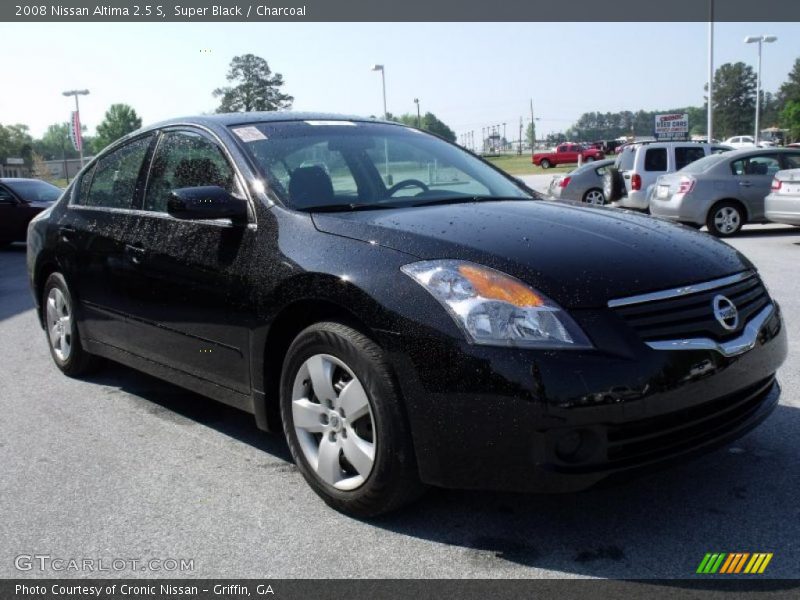 Super Black / Charcoal 2008 Nissan Altima 2.5 S