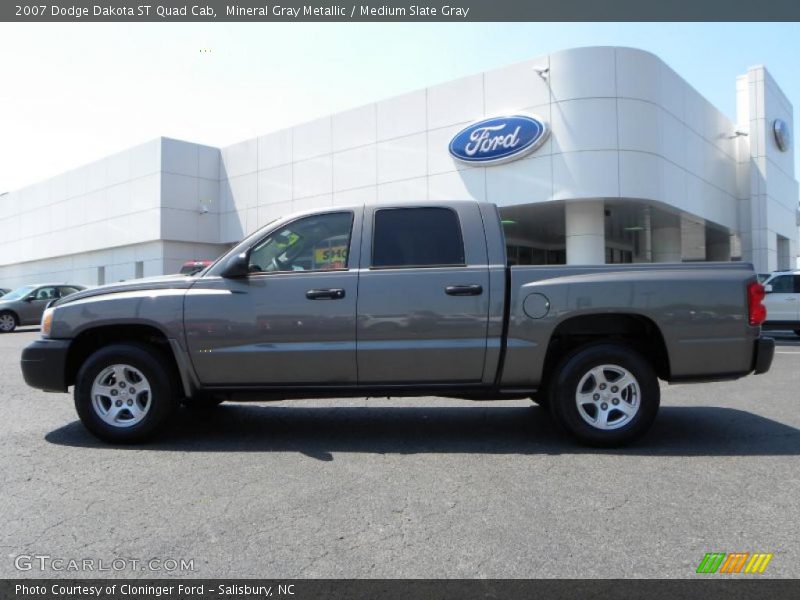 Mineral Gray Metallic / Medium Slate Gray 2007 Dodge Dakota ST Quad Cab