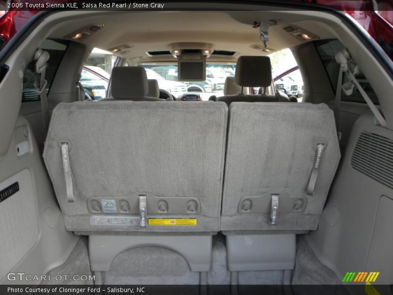 Salsa Red Pearl / Stone Gray 2006 Toyota Sienna XLE