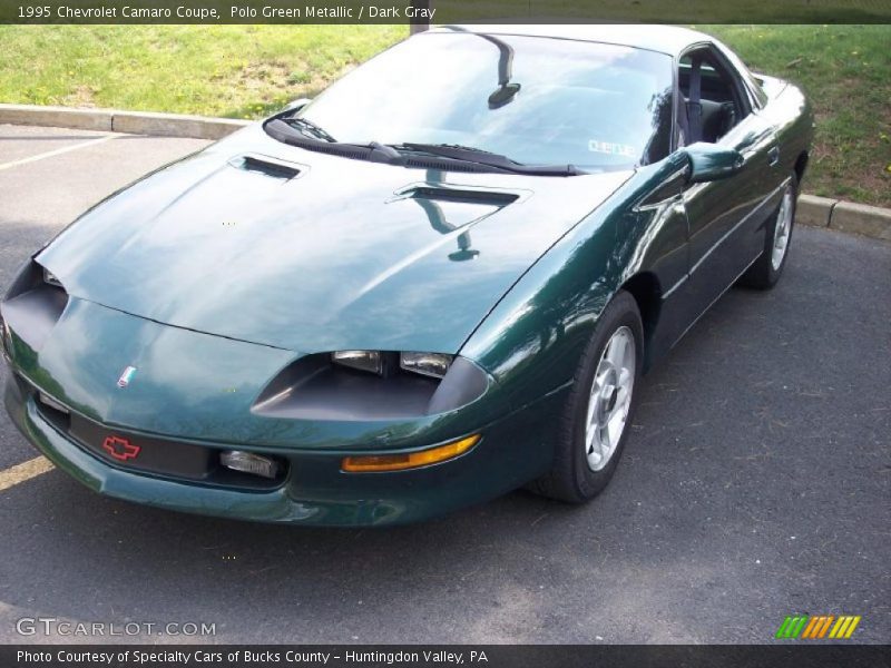 Polo Green Metallic / Dark Gray 1995 Chevrolet Camaro Coupe
