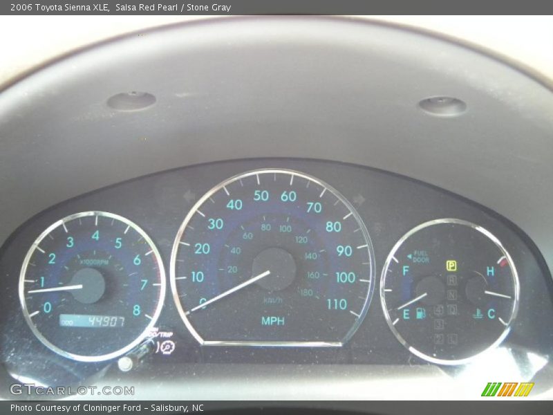 Salsa Red Pearl / Stone Gray 2006 Toyota Sienna XLE