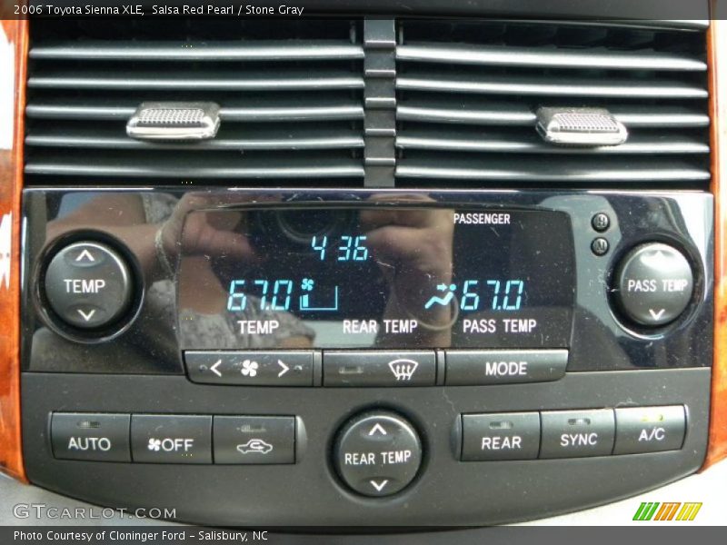 Salsa Red Pearl / Stone Gray 2006 Toyota Sienna XLE
