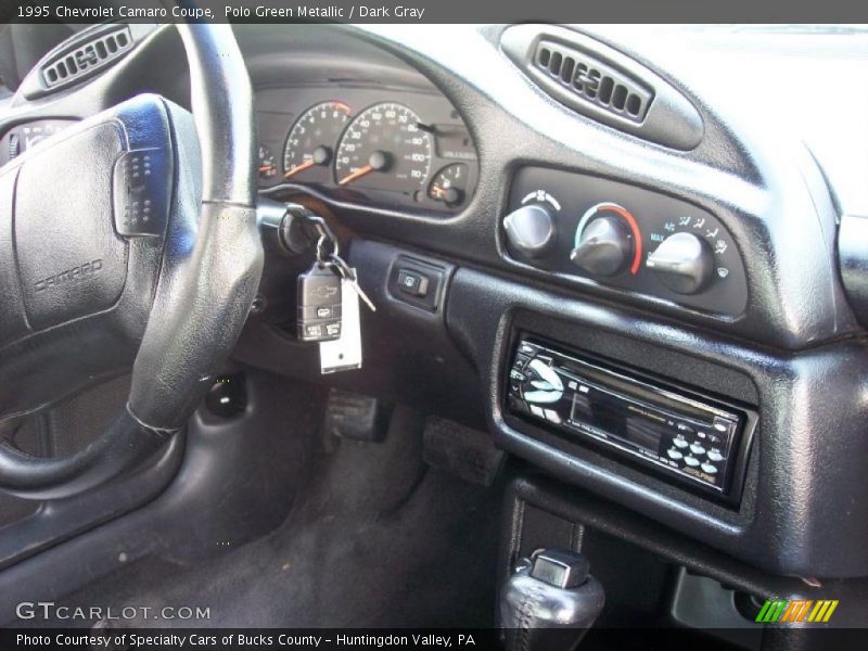 Polo Green Metallic / Dark Gray 1995 Chevrolet Camaro Coupe