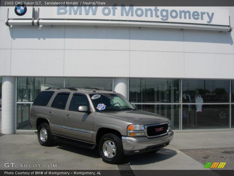 Sandalwood Metallic / Neutral/Shale 2003 GMC Yukon SLT